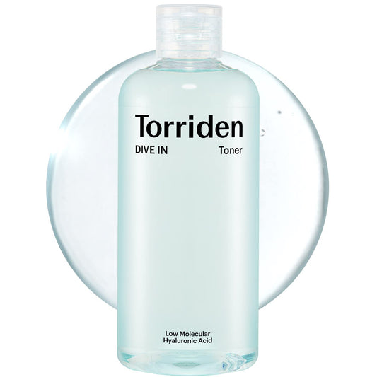 Torriden – DIVE IN Toner à l’Acide Hyaluronique Bas Poids Moléculaire 300 ml