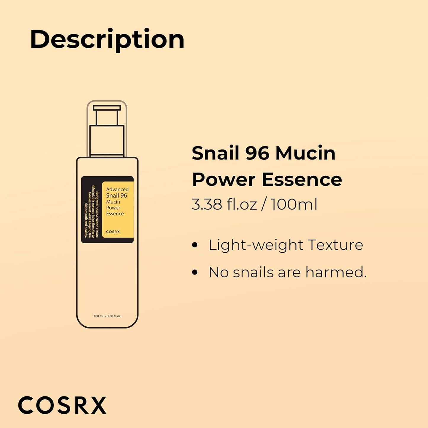 Cosrx – Advanced Snail 96 Mucin Power Essence 100 ml