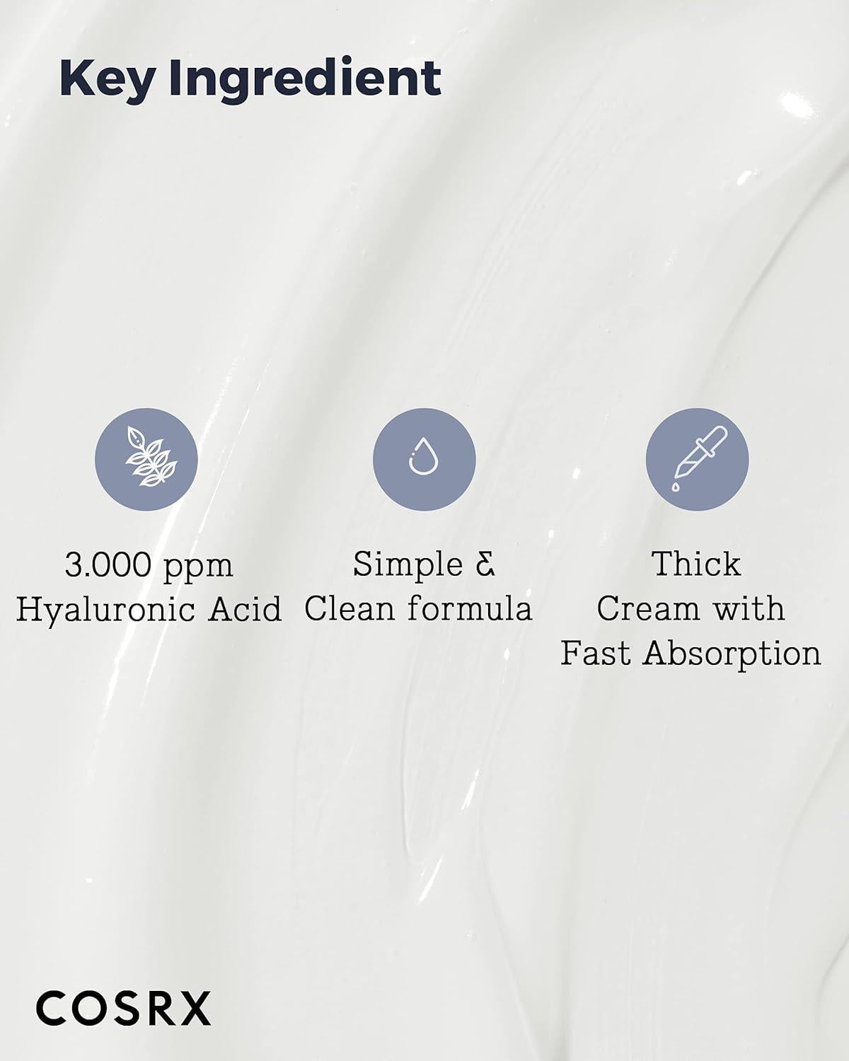 Cosrx – Crème intensive à l'acide hyaluronique 100 ml