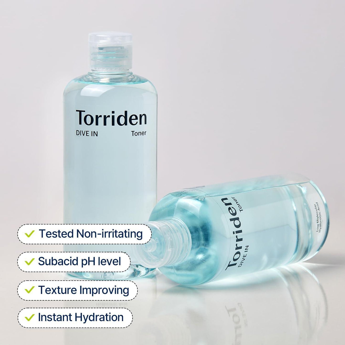 Torriden – DIVE IN Toner à l’Acide Hyaluronique Bas Poids Moléculaire 300 ml