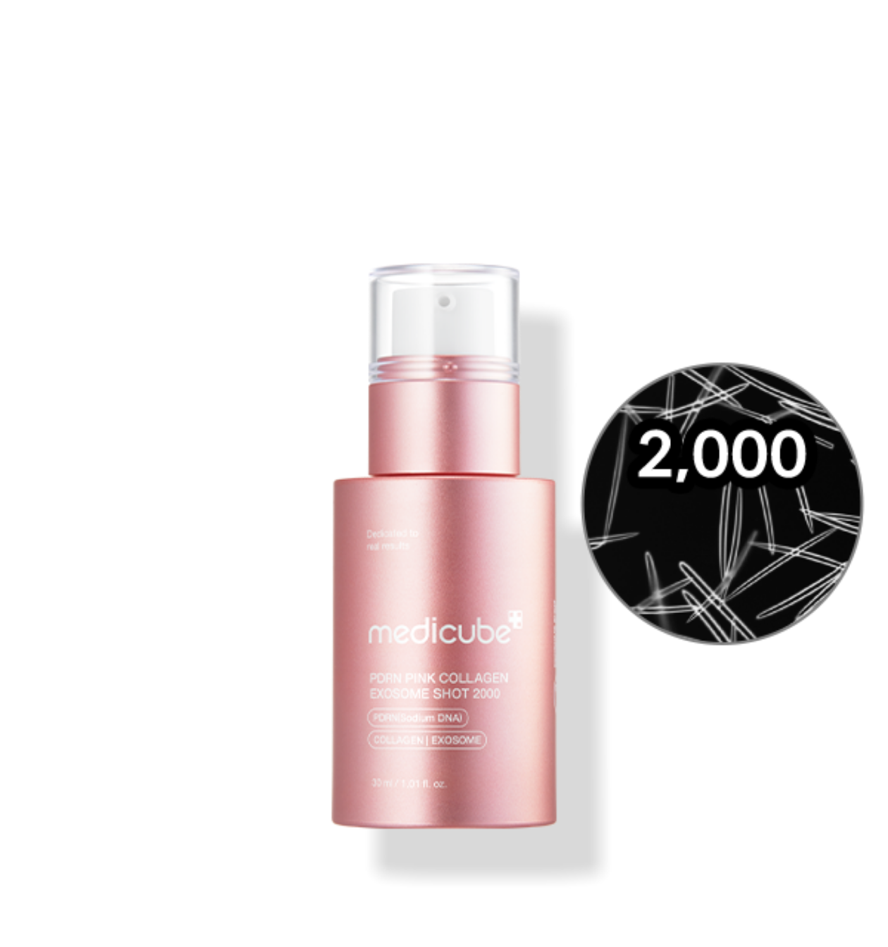 [Medicube] Ampoule de 30 ml d'exosomes de collagène rose PDRN 2000