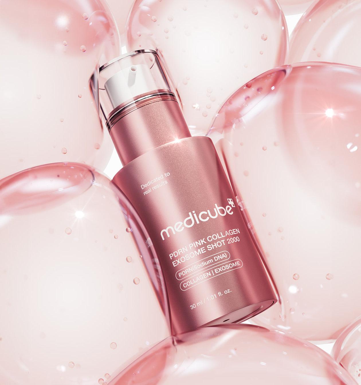 [Medicube] Ampoule de 30 ml d'exosomes de collagène rose PDRN 2000