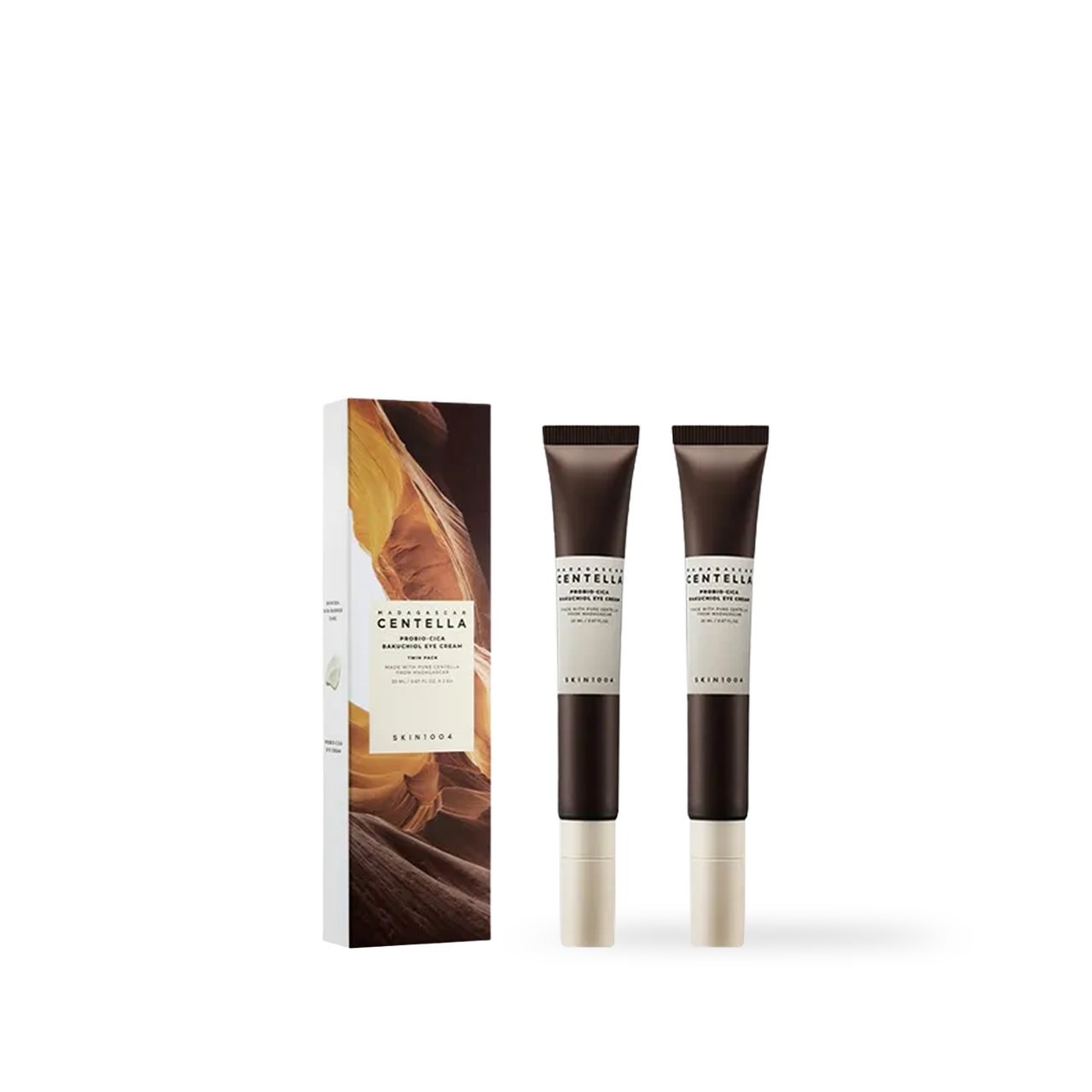 Skin1004 – Madagascar Centella Probio-Cica Bakuchiol Eye Cream Twin Pack (20 ml × 2)