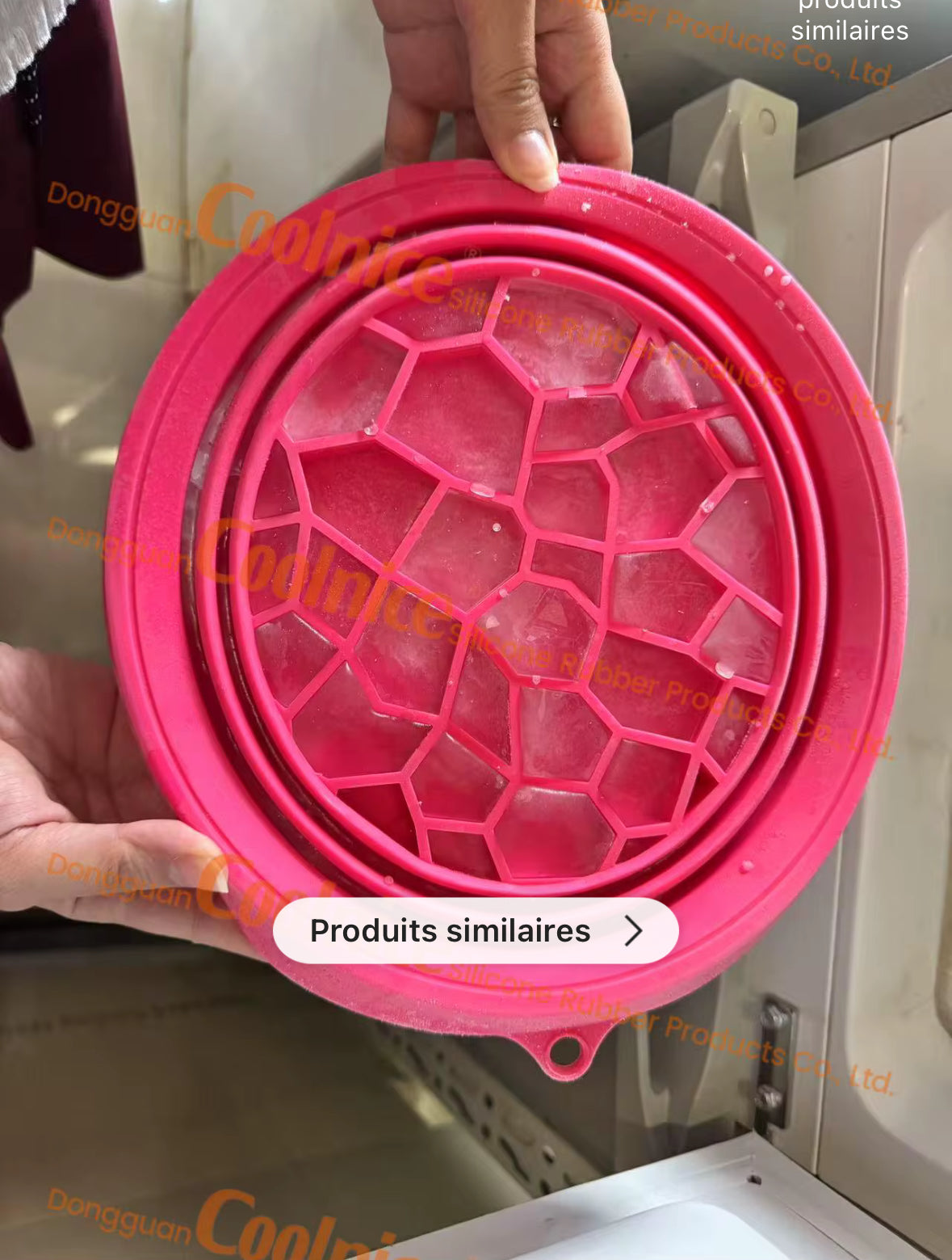 Bain de glace pour le visage