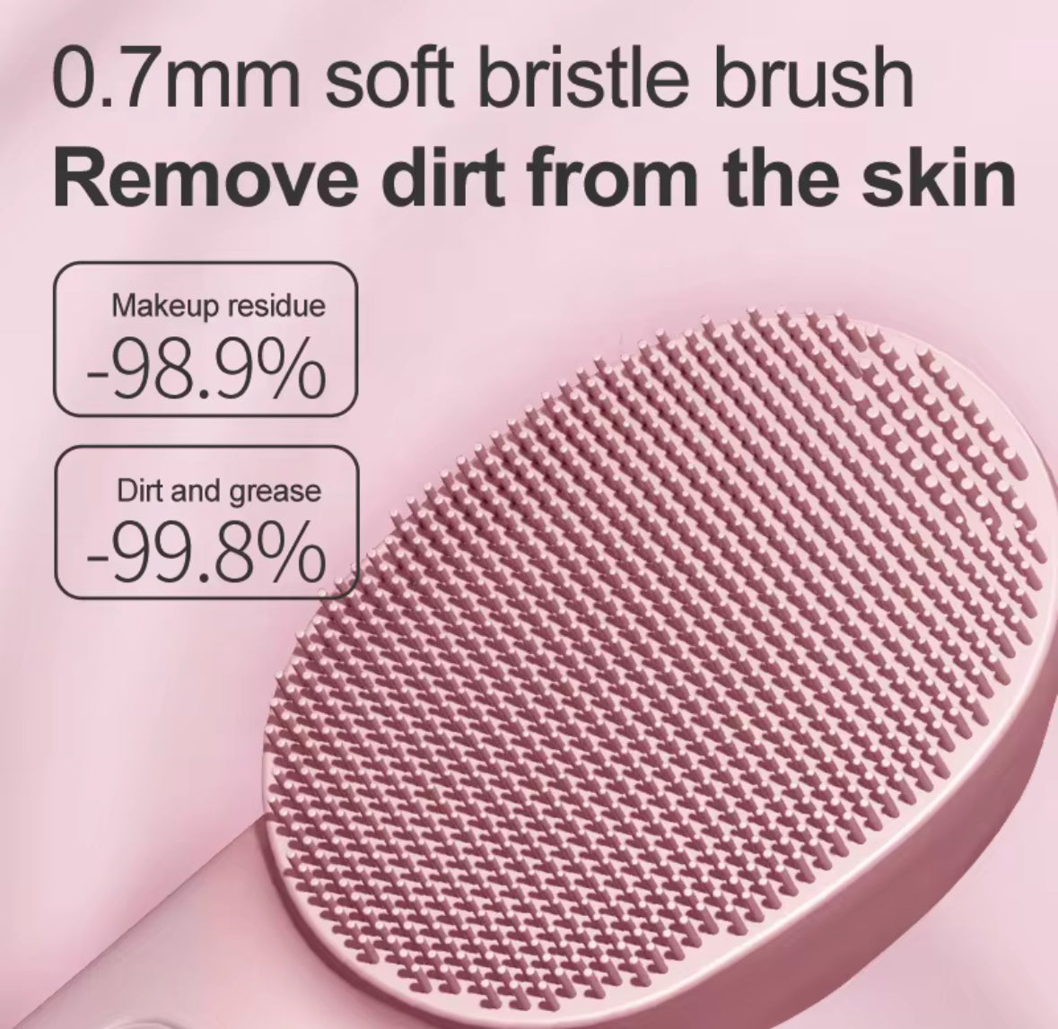 Brosse Nettoyante Visage Électrique 3-en-1 | Nettoyage + Chaleur + Froid